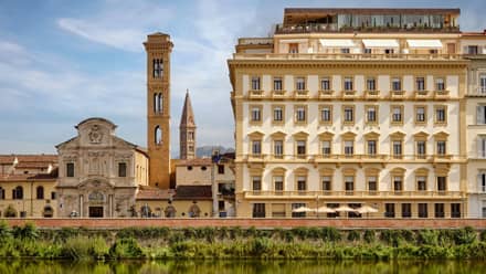 The Excelsior Exterior with Arno River